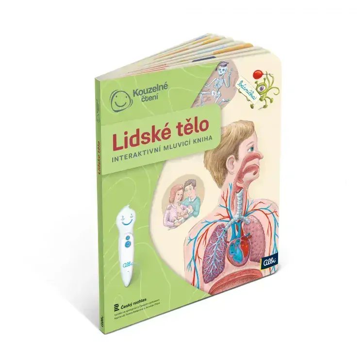 Albi Kouzelné čtení Kniha Lidské tělo