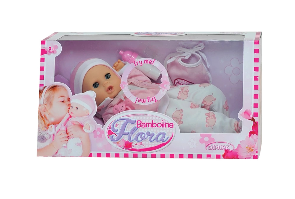 Alltoys Panenka Bambolina Flora s 50 českými slovy