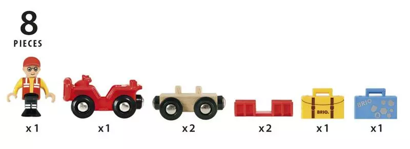 Brio 33893 Vozík s letištními zavazadly
