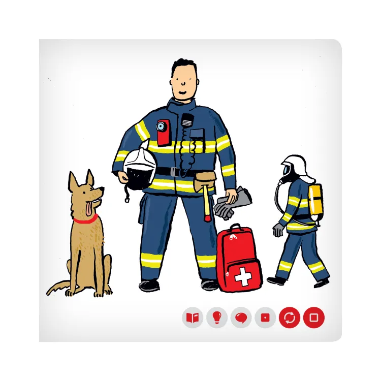 Albi Kouzelné čtení Minikniha povolání - Hasič