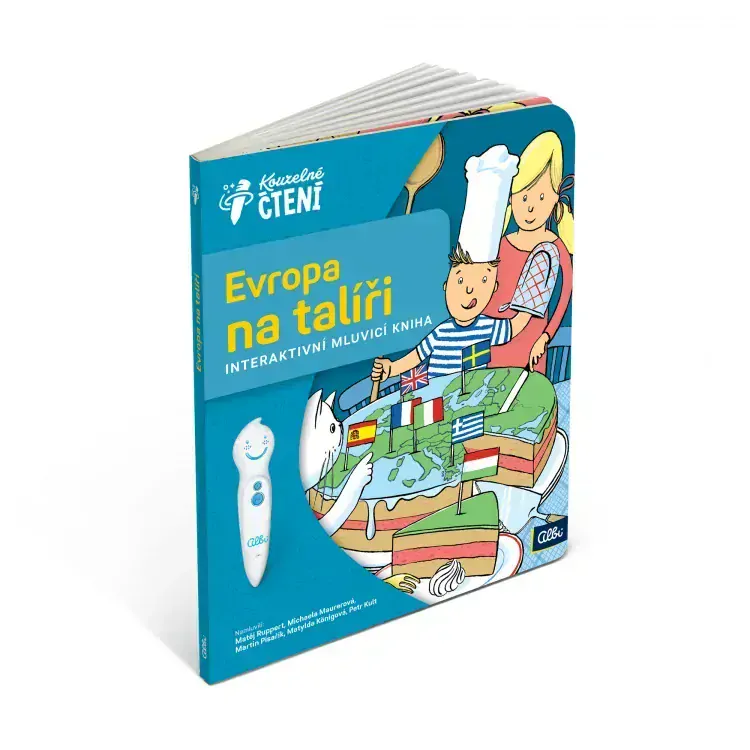 Albi Kouzelné čtení Kniha Evropa na talíři