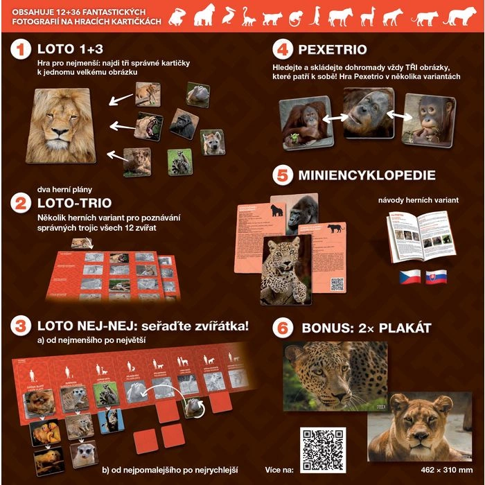 Betexa LotoTrio Zvířátka v ZOO 1