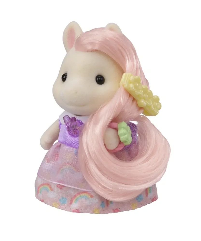 Sylvanian Families Toaletní sada s příslušenstvím a česacím poníkem