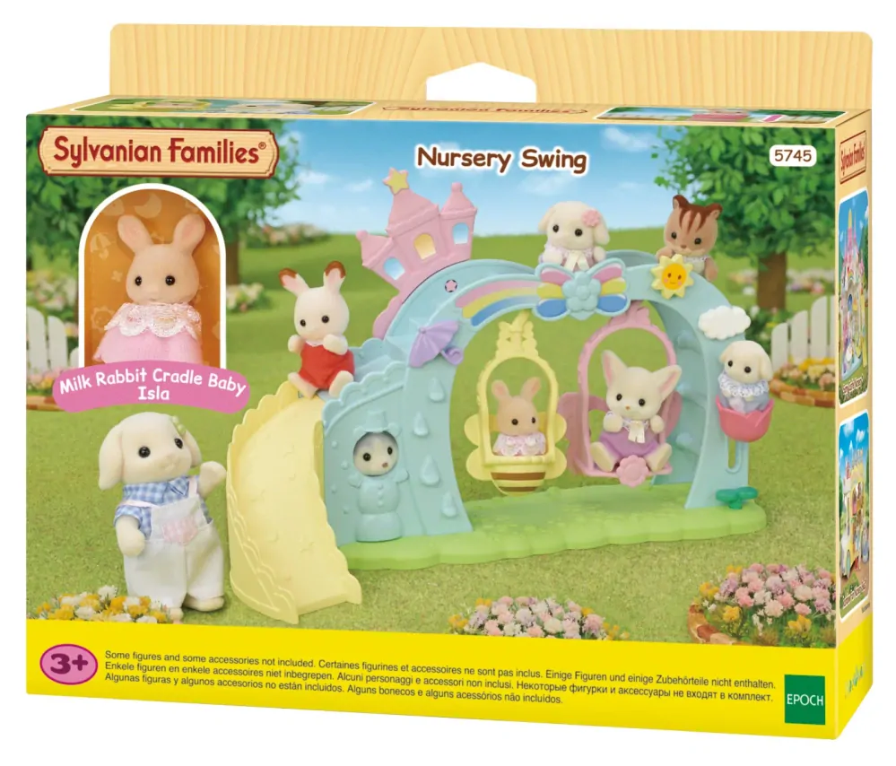 Sylvanian Families Duhové houpačky se skluzavkou