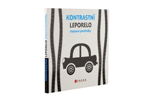 Albatros Knížka Kontrastní leporelo Dopravní prostředky 15,5x15cm 0m+