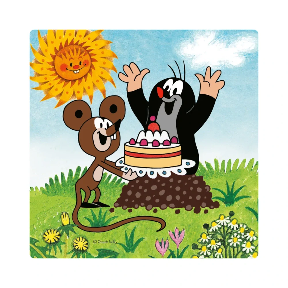 Dino Puzzle Krtek na louce baby 3–5 dílků baby