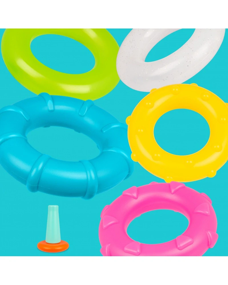 Playgro - Plastové navlékací kroužky pastelové