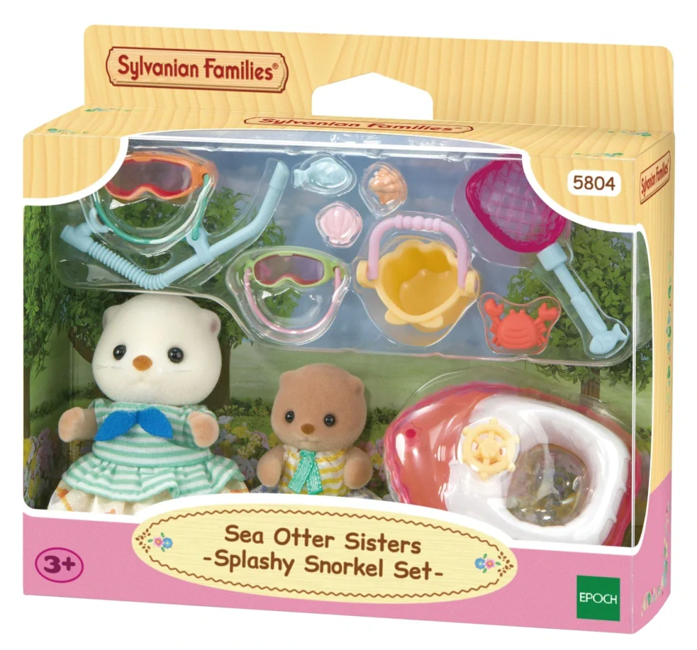 Sylvanian Families Vydří sestry na dovolené u moře