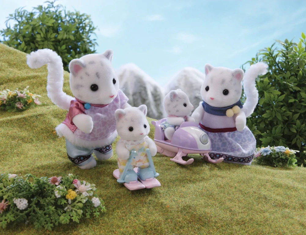 Sylvanian Families Rodina sněžných levhartů