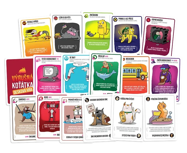 Asmodee Výbušná koťátka: Desková hra