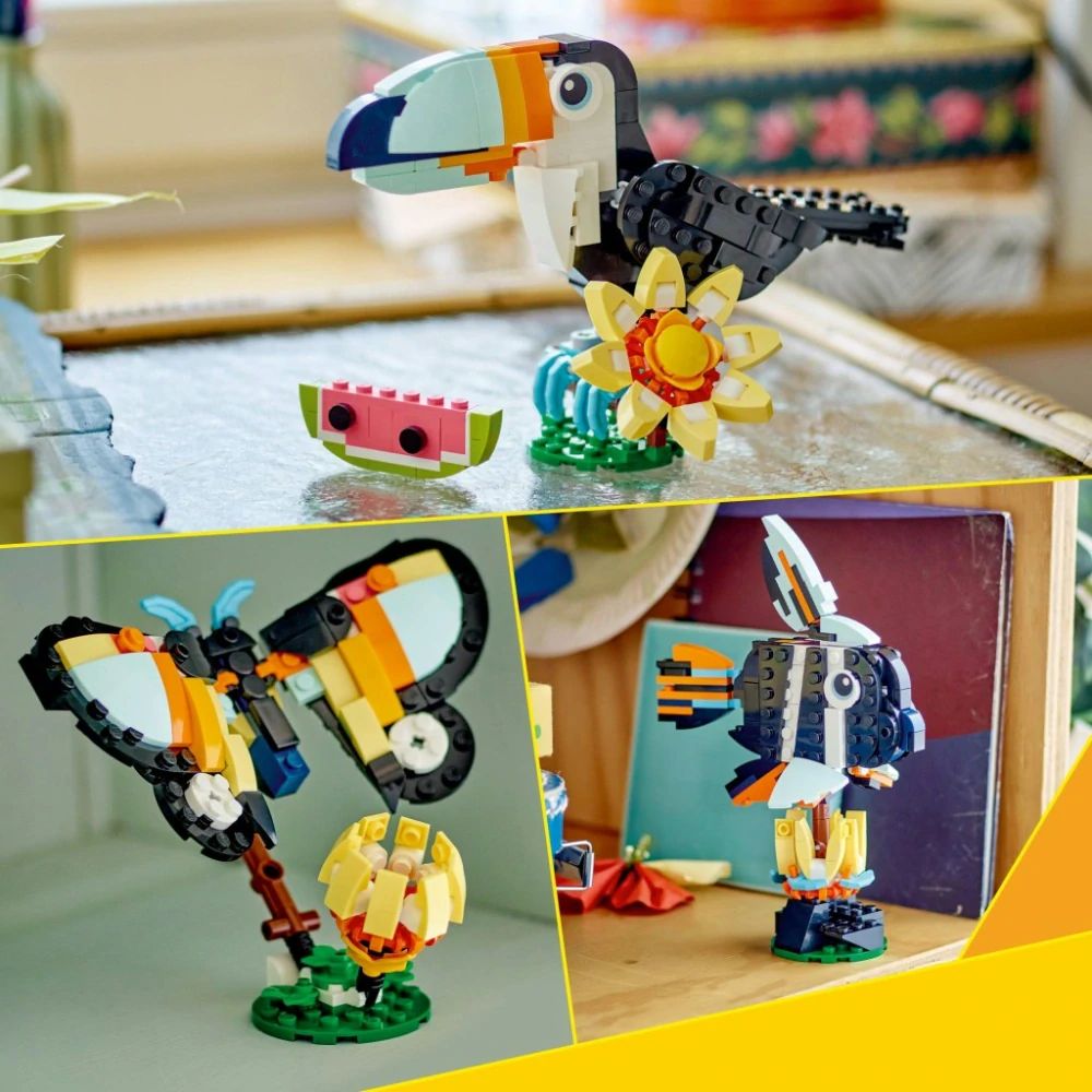 LEGO® Creator 3 v 1 31173 Divoká zvířata: Tropický tukan