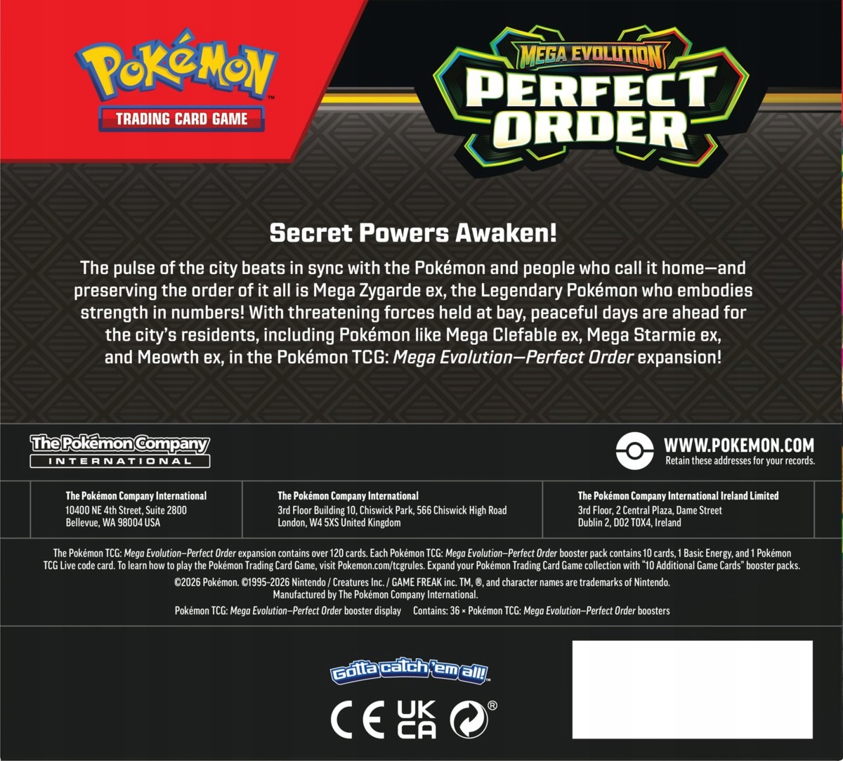 Pokémon TCG: ME03 Perfect Order - Booster
