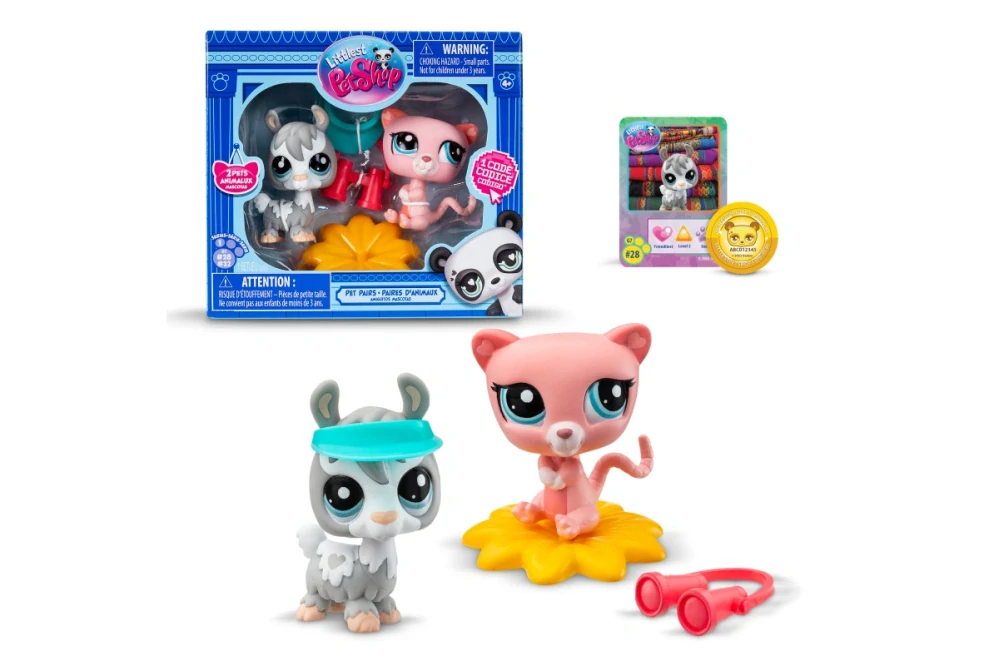 Littlest Pet Shop 2 figurky - 6 druhů assort
