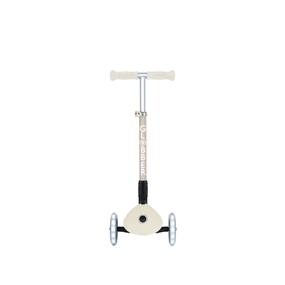 Globber Koloběžka JUNIOR FOLDABLE LIGHTS ECOLOGIC,coconut