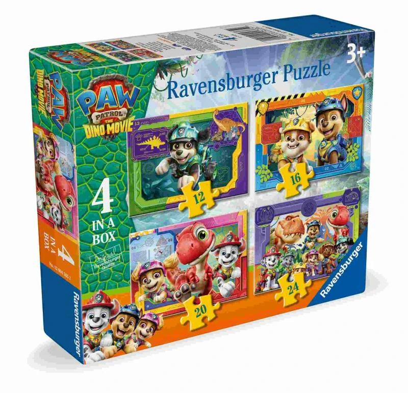 Ravensburger Tlapková patrola: Dinosauří film 4 v 1