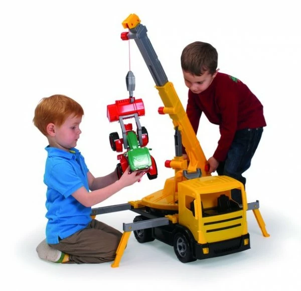 Lena Autojeřáb 70 cm žlutý