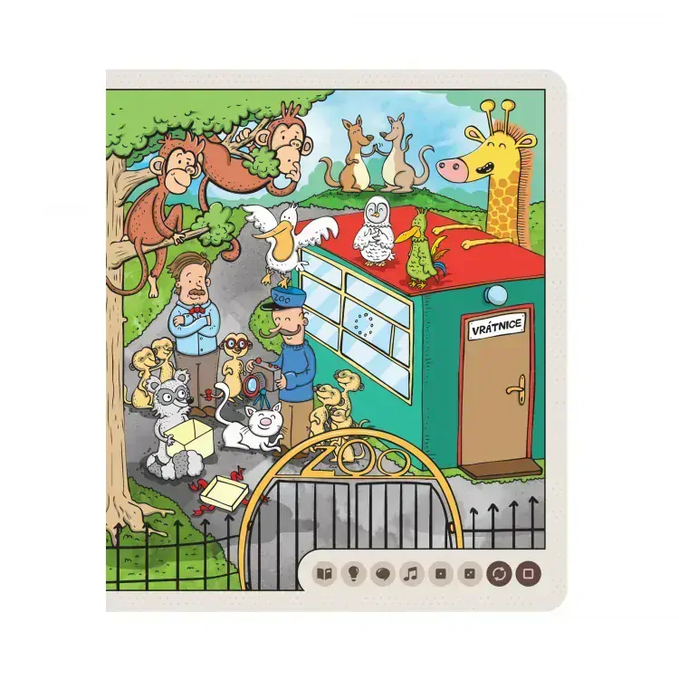 Albi Kouzelné čtení Kniha Zvířátka v ZOO