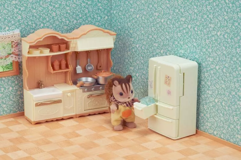 Sylvanian Families set - kuchyňská linka s ledničkou