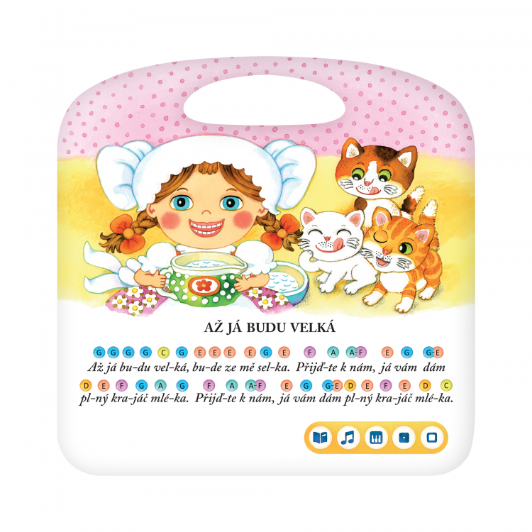 Albi Kouzelné čtení Kniha Zpívánky 3