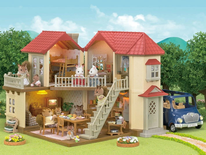 Sylvanian Families Rodinné auto modré
