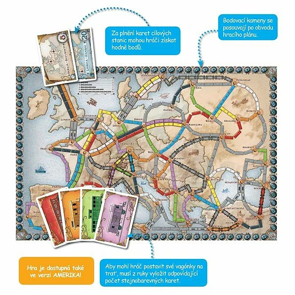 Asmodee Jízdenky prosím! Evropa