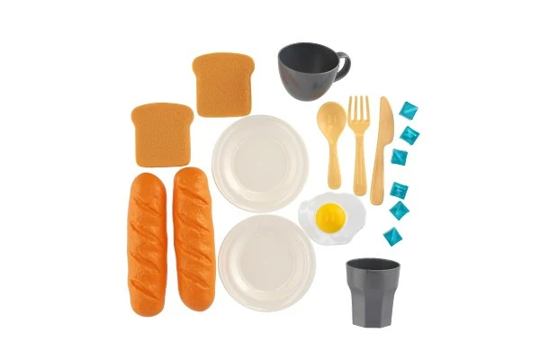 Kávovar presovač plast 26x25cm na baterie se zvukem vypouštějící páru v krabici 28x27x15cm