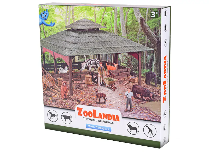 Zoolandia divoká zvířátka s doplňky - 4 druhy