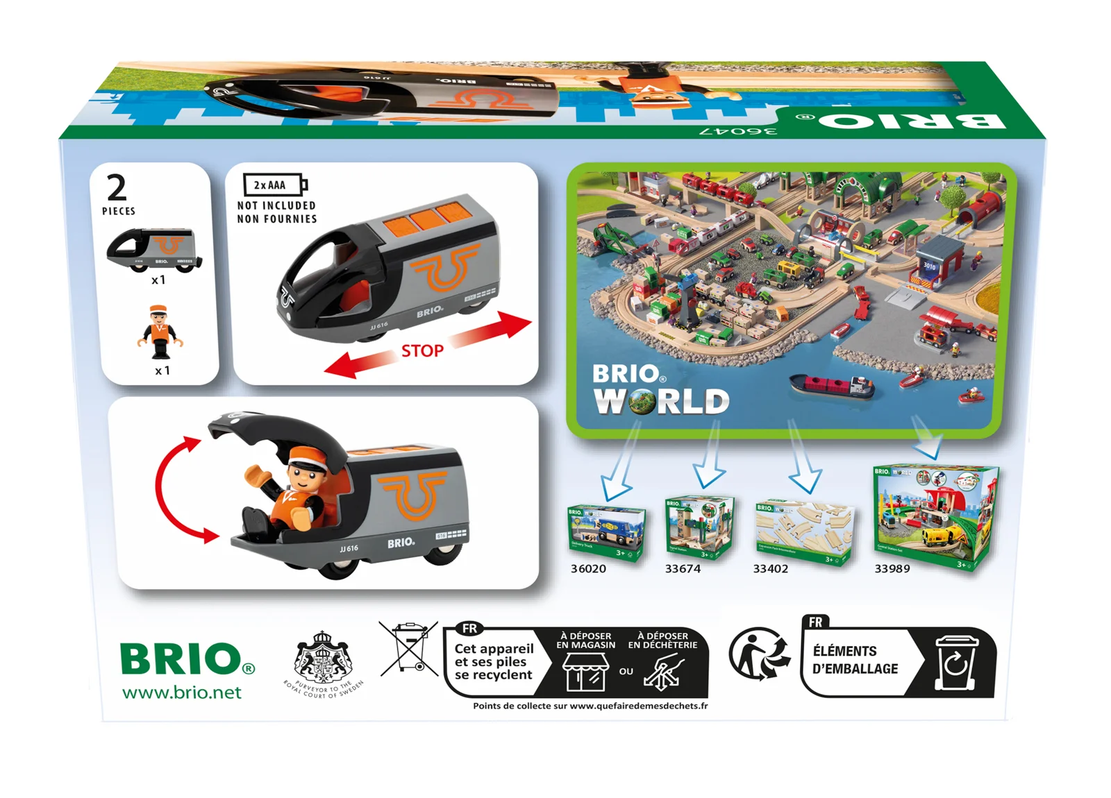 Brio 36047 Výletní vlak na baterie