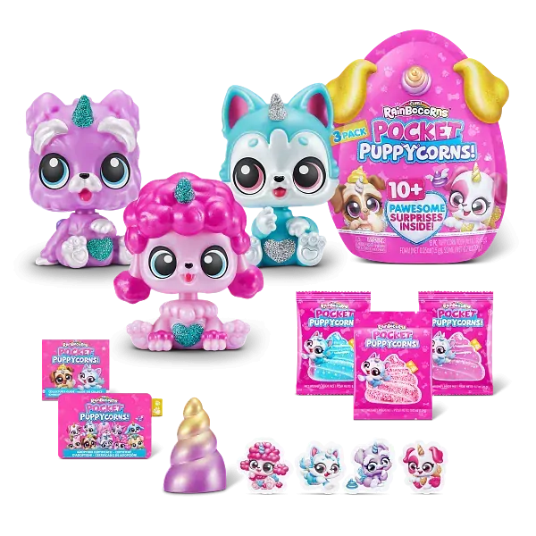 ZURU Rainbocorns: Mini pejsek - 3pack