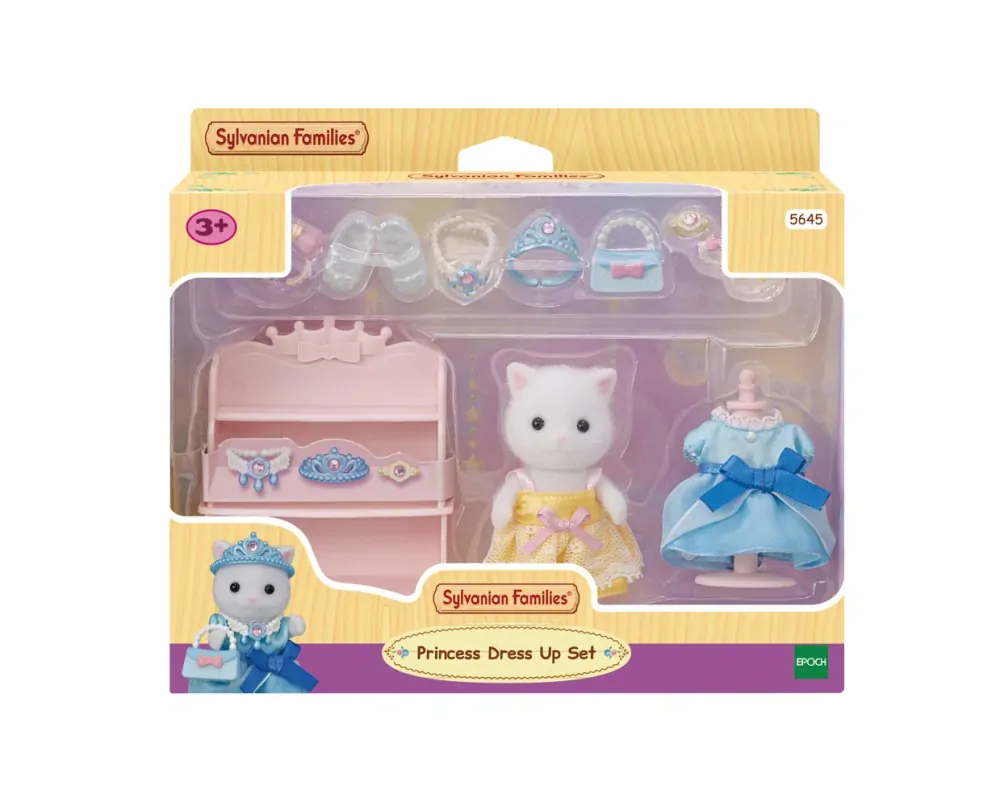 Sylvanian Families Šaty a ozdoby pro princezny s kotětem