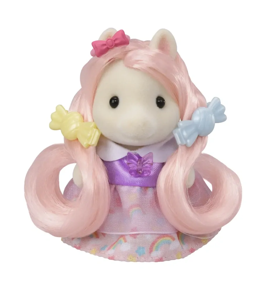 Sylvanian Families Toaletní sada s příslušenstvím a česacím poníkem