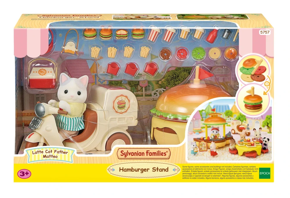 Sylvanian Families 5757 Pojízdný stánek s hamburgery