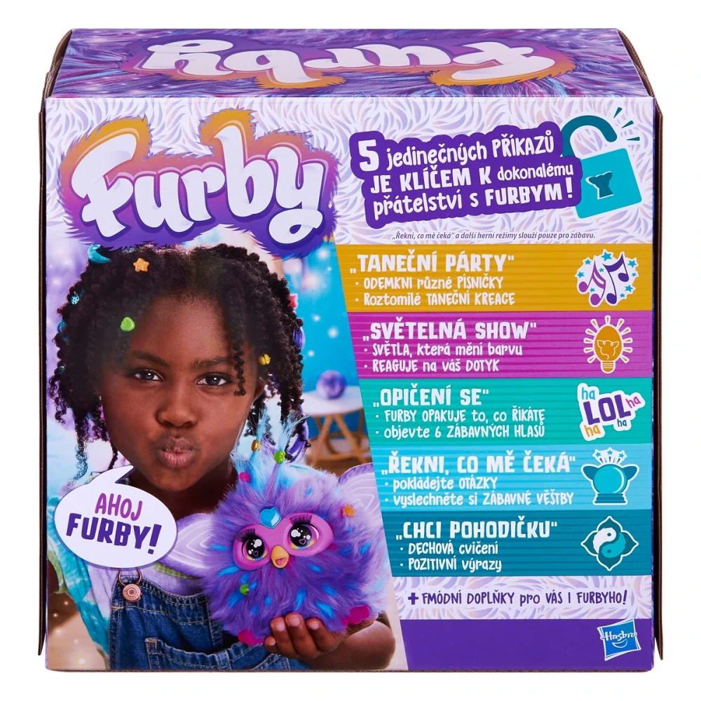 HASBRO - Furby fialový CZ verze