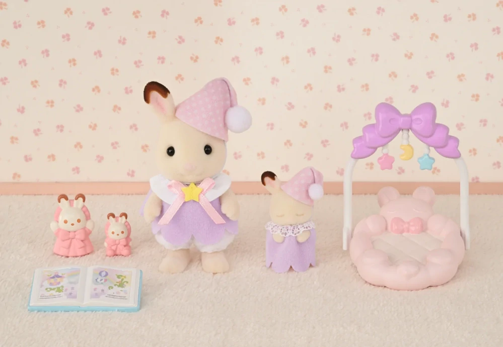 Sylvanian Families Chocolate králíčci spící sourozenci