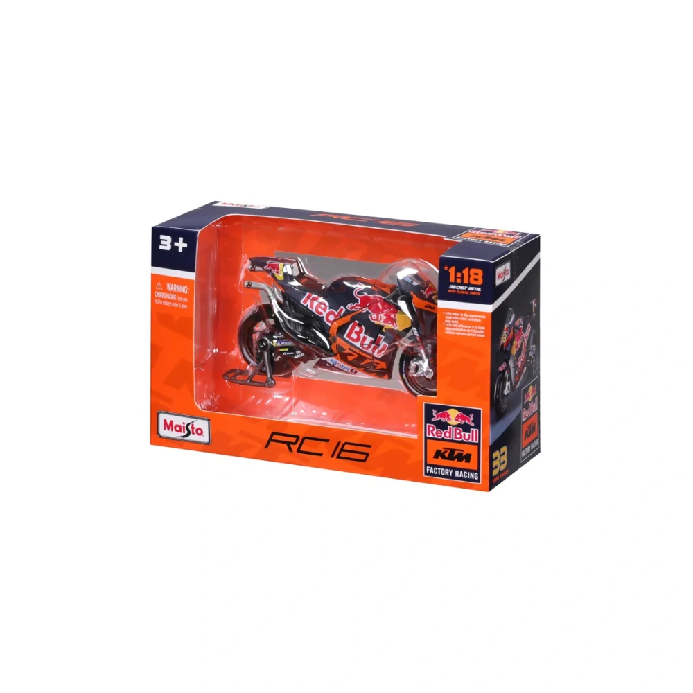 Maisto - Motocykl, Red Bull KTM Factory Racing 2023, 33 Brand Binder, 1:18