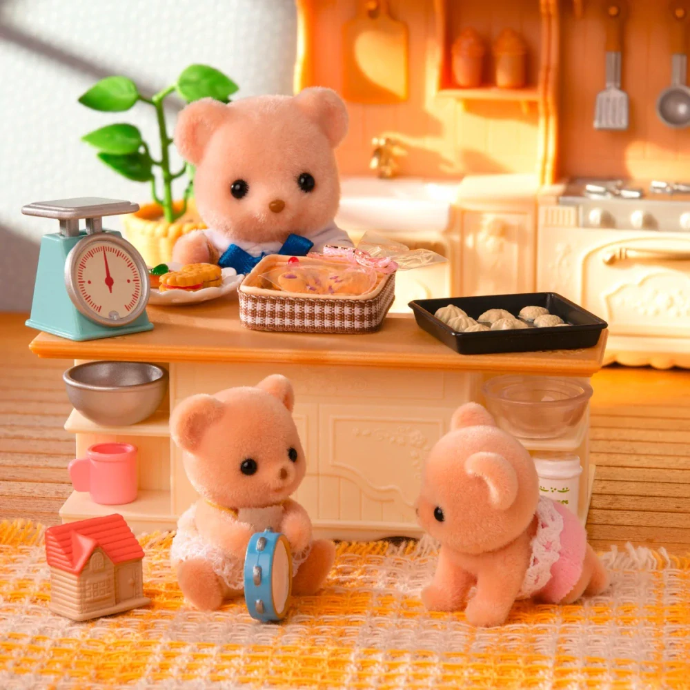 Sylvanian Families Dvojčata sušenkoví medvídci s motorkou
