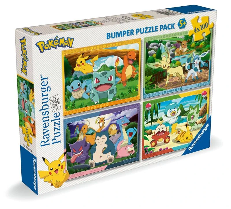 Ravensburger Pokémon 4x100 dílků