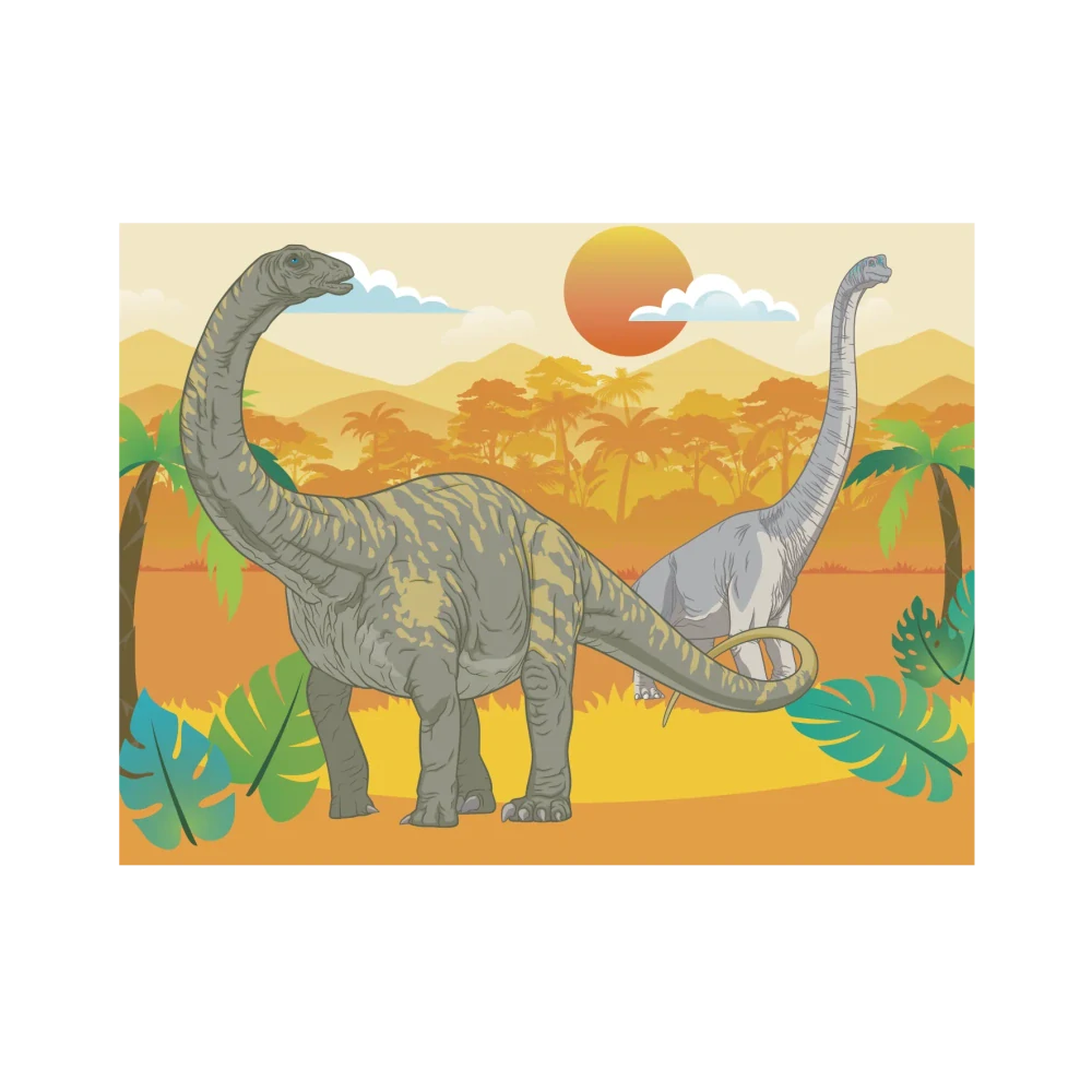 Dino Dřevěné licenční kostky Jurský svět – 12 kostek