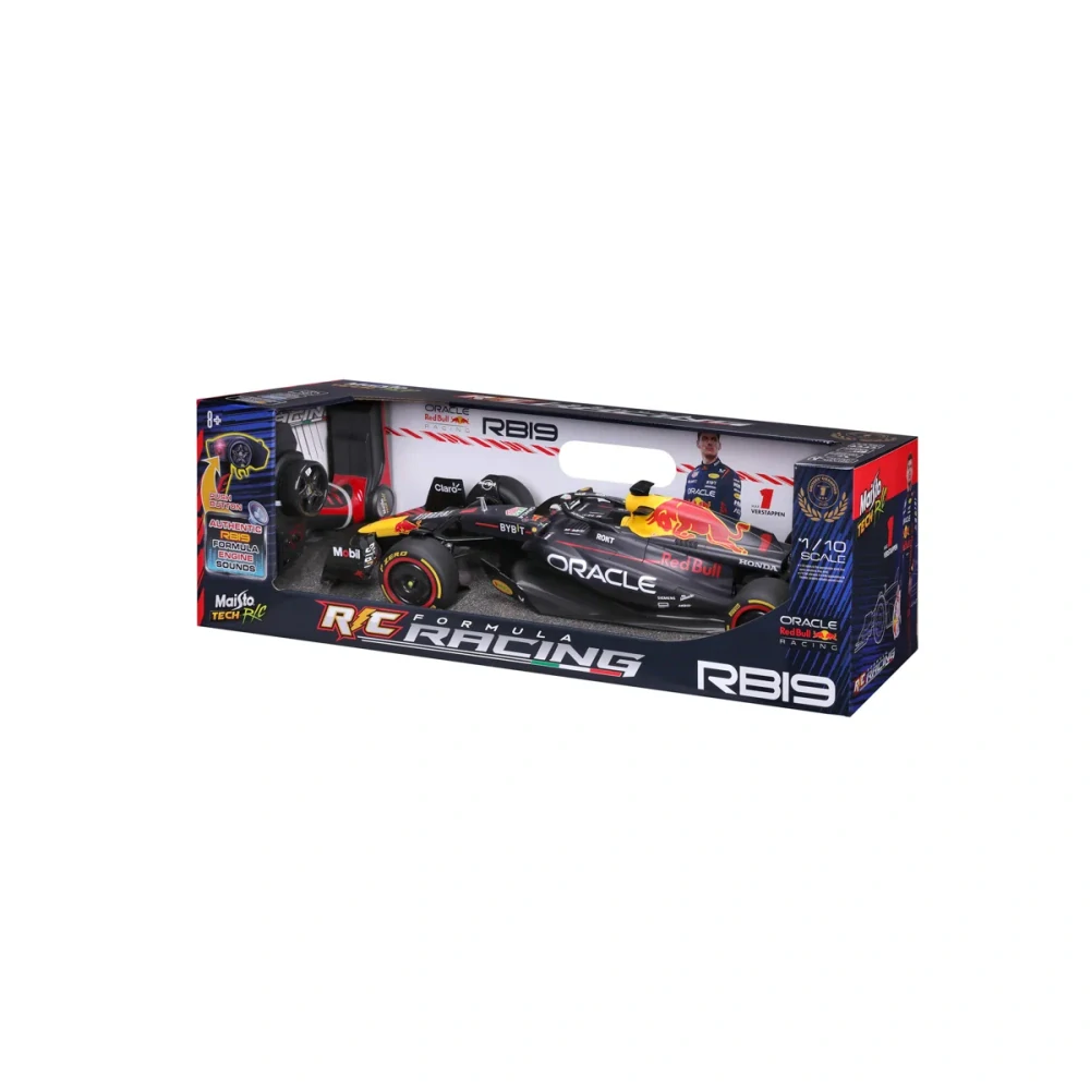 Maisto RC - 1:10 RC FORMULE RedBull RACING RB19 2023 (1 Max Verstappen) se zvuky, XTR, 2,4 GHz, USB